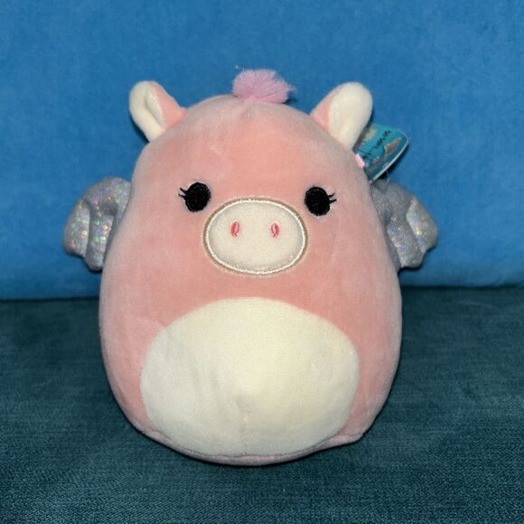 Squishmallow 5” PLUSH PANDORA THE PINK PEGASUS NWT - Picture 1 of 3